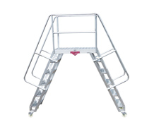 铝合金移动固定跨梯