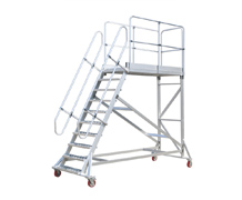 铝合金移动平台维修梯