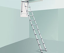 轻型阁楼竹节伸缩梯 CQHG系列