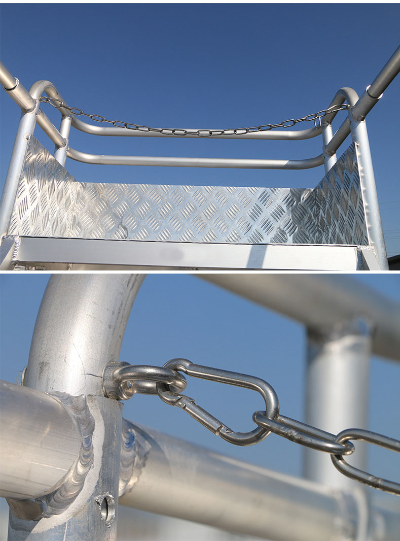 铝合金移动登高梯