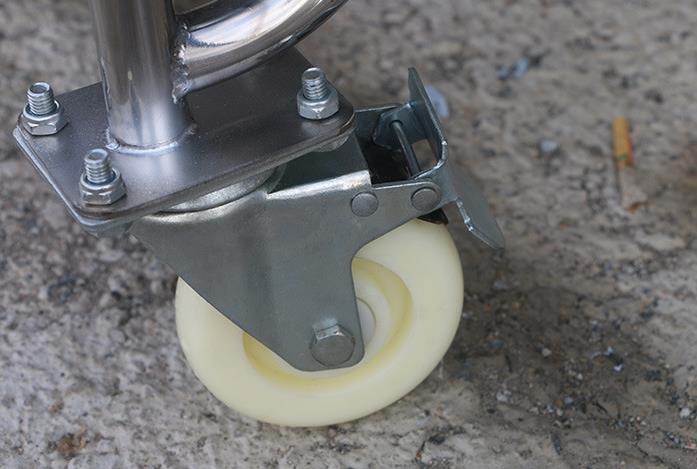 移动平台货架爬梯