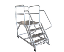 铝合金移动仓储登高车