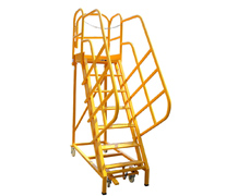 自锁式货架梯带扶手